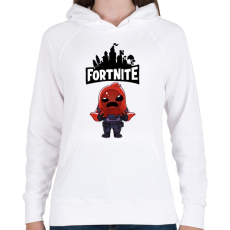 PRINTFASHION Fortnite Sludge - Női kapucnis pulóver - Fehér