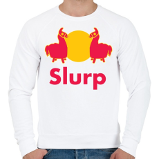 PRINTFASHION FORTNITE - Slurp - Férfi pulóver - Fehér