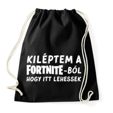 PRINTFASHION Fortnite - Sportzsák, Tornazsák - Fekete tornazsák