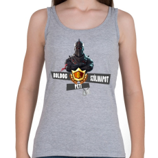 PRINTFASHION Fortnite születésnap - Női atléta - Sport szürke