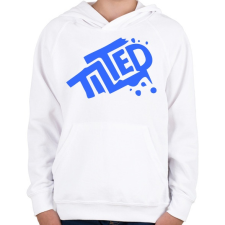 PRINTFASHION Fortnite - TILTED - Gyerek kapucnis pulóver - Fehér gyerek pulóver, kardigán