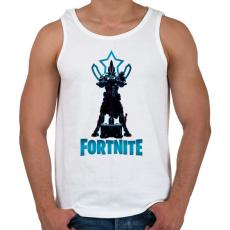 PRINTFASHION Fortnite: Ultima Knight - Férfi atléta - Fehér