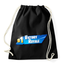PRINTFASHION Fortnite win - Sportzsák, Tornazsák - Fekete tornazsák