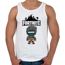 PRINTFASHION Fortnite Zenith Max - Férfi atléta - Fehér atléta, trikó