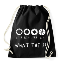 PRINTFASHION Fotós - F stop - Sportzsák, Tornazsák - Fekete tornazsák