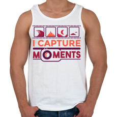 PRINTFASHION Fotós - Férfi atléta - Fehér