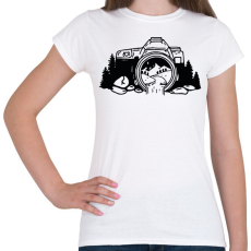 PRINTFASHION Fotózás - Női póló - Fehér