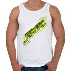 PRINTFASHION FOX - Férfi atléta - Fehér