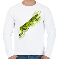 PRINTFASHION FOX - Férfi pulóver - Fehér férfi pulóver, kardigán