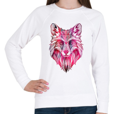 PRINTFASHION fox - Női pulóver - Fehér