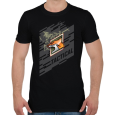 PRINTFASHION Fox Special - Férfi póló - Fekete