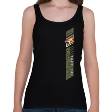 PRINTFASHION Fox Tactical - Női atléta - Fekete