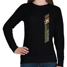 PRINTFASHION Fox Tactical - Női pulóver - Fekete női pulóver, kardigán