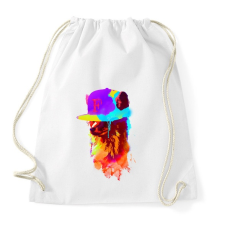 PRINTFASHION Foxeys favourite cap - Sportzsák, Tornazsák - Fehér tornazsák