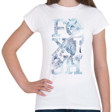 PRINTFASHION Foxish - Női póló - Fehér női póló
