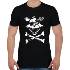 PRINTFASHION Foxy logó 2 - Férfi póló - Fekete