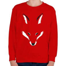PRINTFASHION Foxy shape - Gyerek pulóver - Piros