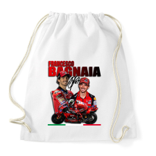 PRINTFASHION Francesco Bagnaia - Sportzsák, Tornazsák - Fehér tornazsák