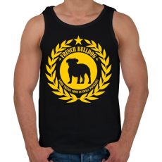 PRINTFASHION Francia bulldog kiskutya - Férfi atléta - Fekete