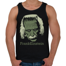 PRINTFASHION FrankEinstein - Férfi atléta - Fekete atléta, trikó