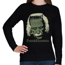 PRINTFASHION FrankEinstein - Női pulóver - Fekete női pulóver, kardigán