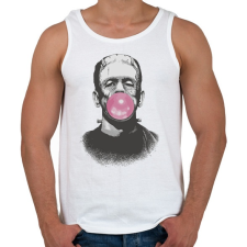 PRINTFASHION Frankie - Férfi atléta - Fehér atléta, trikó