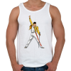 PRINTFASHION Freddie Mercury  - Férfi atléta - Fehér