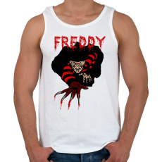 PRINTFASHION freddy cartoon - Férfi atléta - Fehér