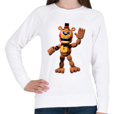 PRINTFASHION Freddy - Fazbear & Friends FNAF - Női pulóver - Fehér