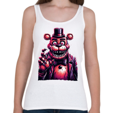 PRINTFASHION Freddy Fazbear - Női atléta - Fehér női trikó
