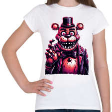 PRINTFASHION Freddy Fazbear - Női póló - Fehér női póló