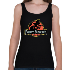 PRINTFASHION Freddy Fazbear's - Női atléta - Fekete női trikó