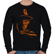 PRINTFASHION Freddy Krueger 4 - Férfi pulóver - Fekete férfi pulóver, kardigán