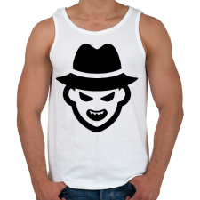 PRINTFASHION Freddy_Krueger_ - Férfi atléta - Fehér atléta, trikó