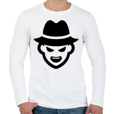 PRINTFASHION Freddy_Krueger_ - Férfi hosszú ujjú póló - Fehér férfi póló