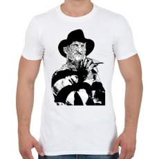 PRINTFASHION Freddy_Krueger - Férfi póló - Fehér