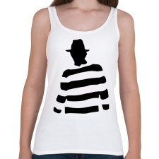 PRINTFASHION Freddy_Krueger_ - Női atléta - Fehér női trikó