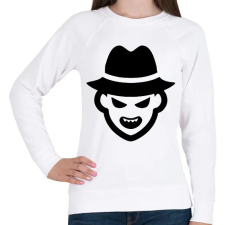 PRINTFASHION Freddy_Krueger_ - Női pulóver - Fehér női pulóver, kardigán