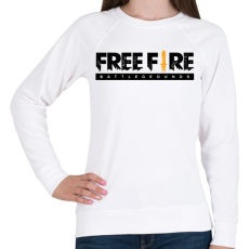 PRINTFASHION Free Fire - Női pulóver - Fehér