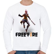 PRINTFASHION free fire wukong - Férfi pulóver - Fehér férfi pulóver, kardigán