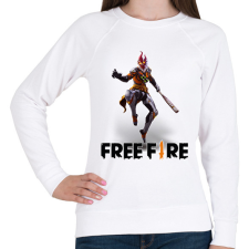 PRINTFASHION free fire wukong - Női pulóver - Fehér női pulóver, kardigán