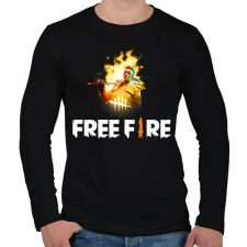 PRINTFASHION freefire1 - Férfi hosszú ujjú póló - Fekete férfi póló