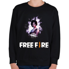 PRINTFASHION freefire2 - Gyerek pulóver - Fekete