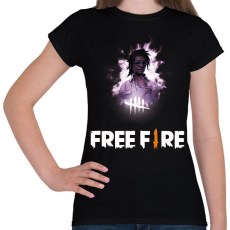 PRINTFASHION freefire3 - Női póló - Fekete