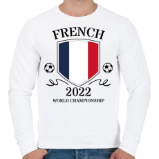 PRINTFASHION French 2022 - Férfi pulóver - Fehér