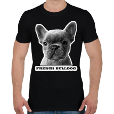 PRINTFASHION french bulldog - Férfi póló - Fekete férfi póló