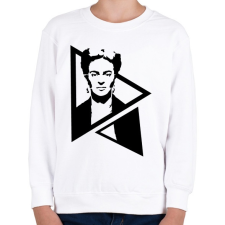 PRINTFASHION Frida Kahlo - Gyerek pulóver - Fehér gyerek pulóver, kardigán