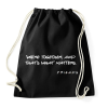 PRINTFASHION Friends 03 - Sportzsák, Tornazsák - Fekete