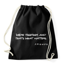 PRINTFASHION Friends 03 - Sportzsák, Tornazsák - Fekete tornazsák