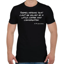 PRINTFASHION Friends 04 - Férfi póló - Fekete férfi póló